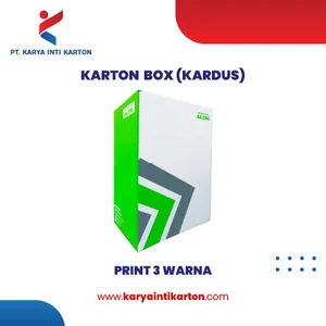 Karton Box (Kardus) Print 3 Warna - Kotak Karton 