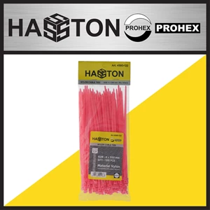 Loop Cable Tie / 5x300 Cable Tie Pink Hasston (4580-142)