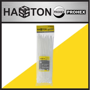 Loop Cable Tie / Cable Tie 5x400 Hasston White (4580-151)
