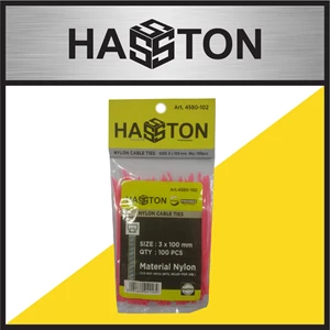 Loop Cable Tie / Cable Tie 3x100 Pink Hasston (4580-102)