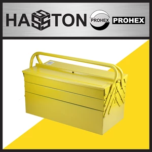 Tool Box Yellow 530mmx200mmx200mm Hasston Prohex (4485-006)