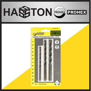 3pcs 6mm 8mm 10mm Concrete Drill Bits (0241-011) Hasston