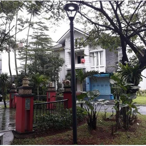 Paket tiang pipa lampu taman 3 meter dan lampu taman sakaled 30w