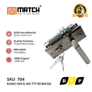Door Handle Match Set Complete Body + Lock Cylinder 99 Bn/Sn