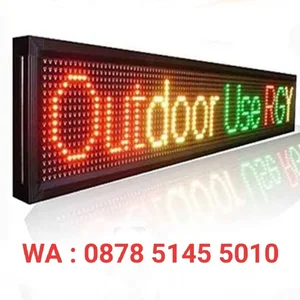 Running Text - 64 X 16 P10 1 Sisi