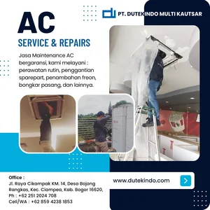 Jasa Service AC & Repairs AC PT. Duteindo Multi Kautsar