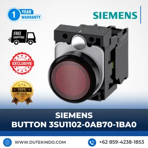 Siemens button 3SU1102-0AB70-1BA0 Illuminated Push Button
