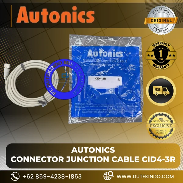 Autonics Connector Junction Cable CID4-3R Kabel Penghubung | Dutekindo ...