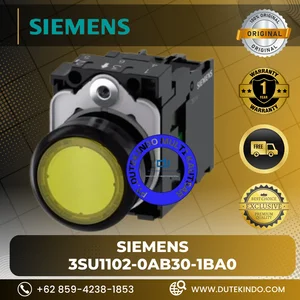 Siemens 3SU1102-0AB30-1BA0 Illuminated Push Button