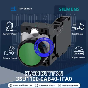 Siemens Push Button 3SU1100-0AB40-1FA0 Illuminated Push Button