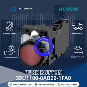 Siemens Push Button 3SU1100-0AB20-1FA0 Illuminated Push Button