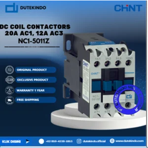 CHINT DC COIL CONTACTORS 80A AC1 50A AC3 3 Main + 1 NO + 1 NC Auxs NC1-5011Z Contactor Coil