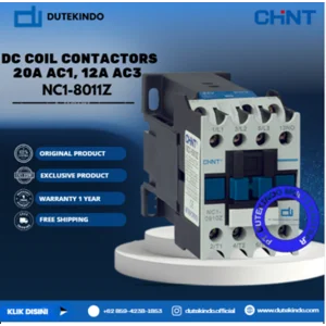 CHINT DC COIL CONTACTORS 95A AC1 80A AC3 3 Main + 1 NO + 1 NC Auxs NC1-8011Z Contactor Coil