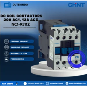 CHINT DC COIL CONTACTORS 95A AC1 95A AC3 3 Main + 1 NO + 1 NC Auxs NC1-9511Z Contactor Coil