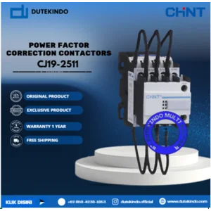 CHINT Power Factor Correction Contactors 3 Main + 1 NO + 1 NC Aux CJ19-2511 Contactor Coil