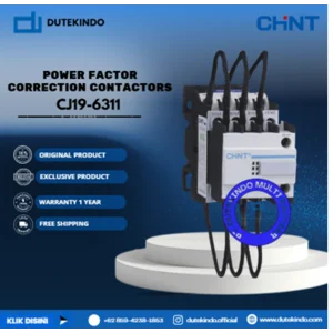 CHINT Power Factor Correction Contactors 3 Main + 1 NO + 1 NC Aux CJ19-6311 Contactor Coil