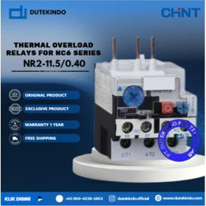 CHINT THERMAL OVERLOAD RELAYS FOR NC6 SERIES 0.25A - 0.40A NR2-11.5/0.40 Relay Listrik