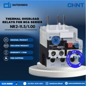 CHINT THERMAL OVERLOAD RELAYS FOR NC6 SERIES 0.63A - 1.00A NR2-11.5/1.00 Relay Listrik