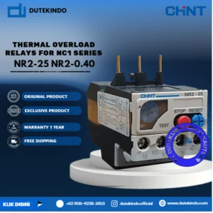  CHINT THERMAL OVERLOAD RELAYS FOR NC1 SERIES 0.25A - 0.40A NR2-25 NR2-0.40 Relay Listrik 