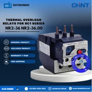 CHINT THERMAL OVERLOAD RELAYS FOR NC1 SERIES 28.00A - 36.00A NR2-36 NR2-36.00 Relay Listrik