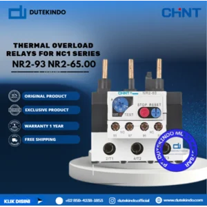 CHINT THERMAL OVERLOAD RELAYS FOR NC1 SERIES 48.00A - 65.00A NR2-93 NR2-65.00 Relay Listrik