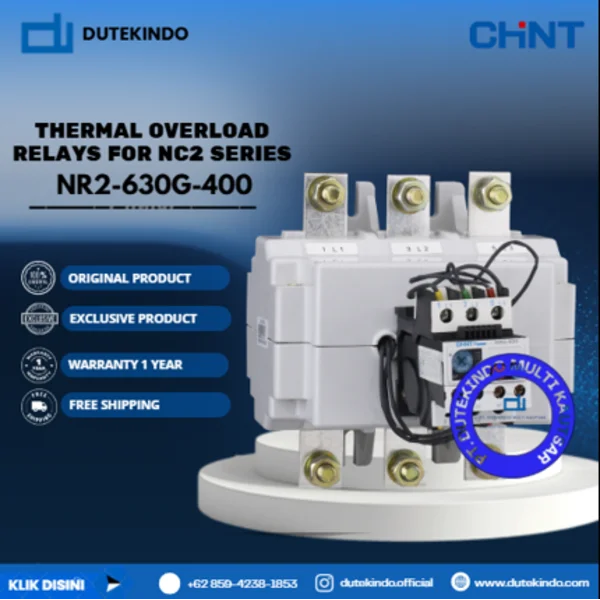 CHINT THERMAL OVERLOAD RELAYS FOR NC2 SERIES 250A - 400A NR2-630G-400 Overload Relay