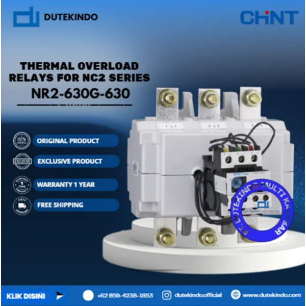 CHINT THERMAL OVERLOAD RELAYS FOR NC2 SERIES 400A - 630A NR2-630G-630 Overload Relay