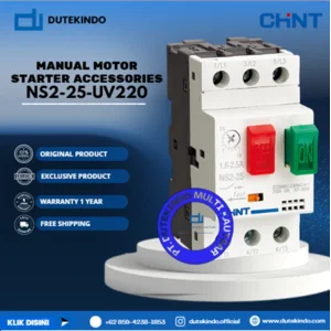 CHINT MANUAL MOTOR STARTER ACCESSORIES 230V Under Voltage Release NS2-25-UV220 Motor Starter