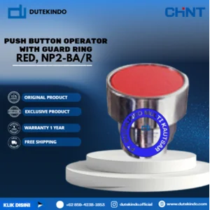 CHINT PUSH BUTTON OPERATOR WITH GUARD RING Red NP2-BA/R Push Button Switch