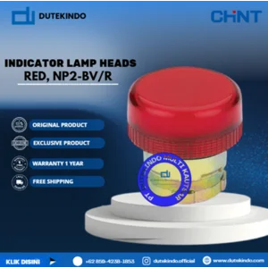 CHINT INDICATOR LAMP HEADS Red NP2-BV/R Lampu Indikator