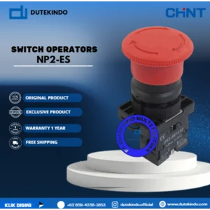 CHINT SWITCH OPERATORS 40mm Twist Release Plastic Emergency Stop Operator NP2-ES Emergency Stop Switches