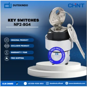 CHINT KEY SWITCHES 2 Position (Spring Return) Key Switch NP2-BG4 Key Switch