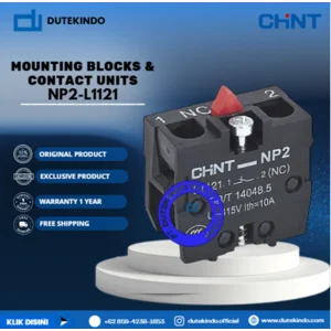 CHINT MOUNTING BLOCKS & CONTACT UNITS NC Contact Block for Chint Enclosures NP2-L1121 Contact Block