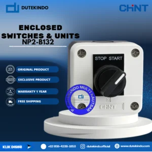 CHINT ENCLOSED SWITCHES & UNITS Enclosed 2 Position Selector Switch with 1 NO Contact NP2-B132 Selector Switch
