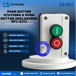 CHINT PUSH BUTTON STATIONS & PUSH BUTTON ENCLOSURES 2 Position Push Button Station: Red/Green NP2-B213 Push Button Station