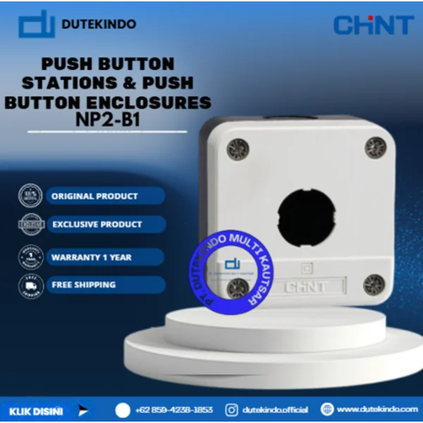 CHINT PUSH BUTTON STATIONS & PUSH BUTTON ENCLOSURES 1 Position Empty Push Button Enclosure NP2-B1 Push Button Station