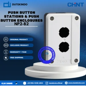 CHINT PUSH BUTTON STATIONS & PUSH BUTTON ENCLOSURES 2 Position Empty Push Button Enclosure NP2-B2 Push Button Station