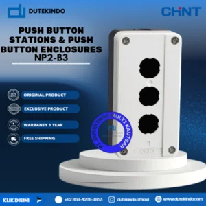  CHINT PUSH BUTTON STATIONS & PUSH BUTTON ENCLOSURES 3 Position Empty Push Button Enclosure NP2-B3 Push Button Station