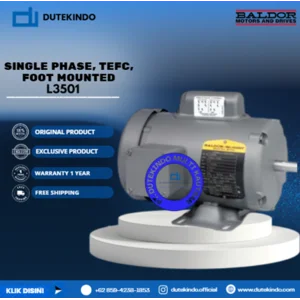 Baldor Single Phase TEFC Foot Mounted L3501 1/3 HP 1800 RPM 56 NEMA FRAME 115/230 VOLTAGE Foot Mounted Motor