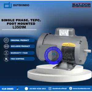 Baldor Single Phase TEFC Foot Mounted L3501M 1/3 HP 1800 RPM 56 NEMA FRAME 115/230 VOLTAGE Foot Mounted Motor