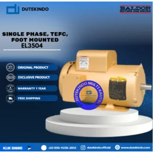 Baldor Single Phase TEFC Foot Mounted EL3504 1/2 HP 1800 RPM 56 NEMA FRAME 115/230 VOLTAGE Foot Mounted Motor
