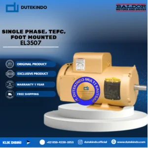 Baldor Single Phase TEFC Foot Mounted EL3507 3/4 HP 1800 RPM 56 NEMA FRAME 115/208-230 VOLTAGE Foot Mounted Motor