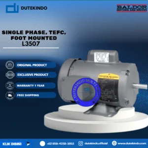 Baldor Single Phase TEFC Foot Mounted L3507 3/4 HP 1800 RPM 56 NEMA FRAME 115/230 VOLTAGE Foot Mounted Motor