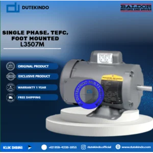 Baldor Single Phase TEFC Foot Mounted L3507M 3/4 HP 1800 RPM 56 NEMA FRAME 115/230 VOLTAGE Foot Mounted Motor