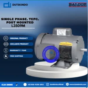 Baldor Single Phase TEFC Foot Mounted L3509M 1 HP 3600 RPM 56/56H NEMA FRAME 115/230 VOLTAGE Foot Mounted Motor