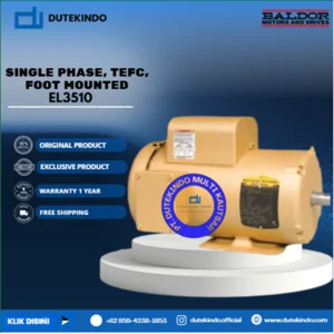 Baldor Single Phase TEFC Foot Mounted EL3510 1 HP 1800 RPM 56H NEMA FRAME 115/230 VOLTAGE Foot Mounted Motor