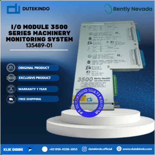 Bently Nevada I/O Module 3500 Series Machinery Monitoring System 135489-01 Condition Monitoring