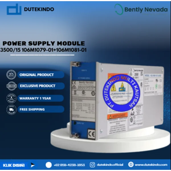 Bently Nevada Power Supply Module 3500/15 106M1079-01+106M1081-01 Switch Power Supply