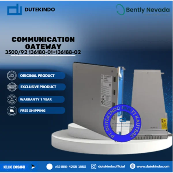 Bently Nevada Communication Gateway 3500/92 136180-01+136188-02 Communication IC