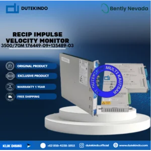 Bently Nevada Recip Impulse Velocity Monitor 3500/70M 176449-09+135489-03 Condition Monitoring